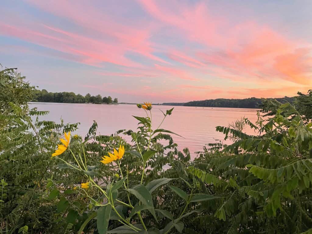 Eagle Creek Reservoir in Indianapolis
